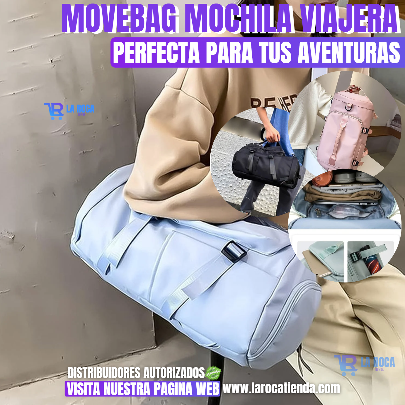 ¡MOVEBAG DESCUBRE LA MOCHILA PERFECTA PARA EL GYM Y TUS AVENTURAS!