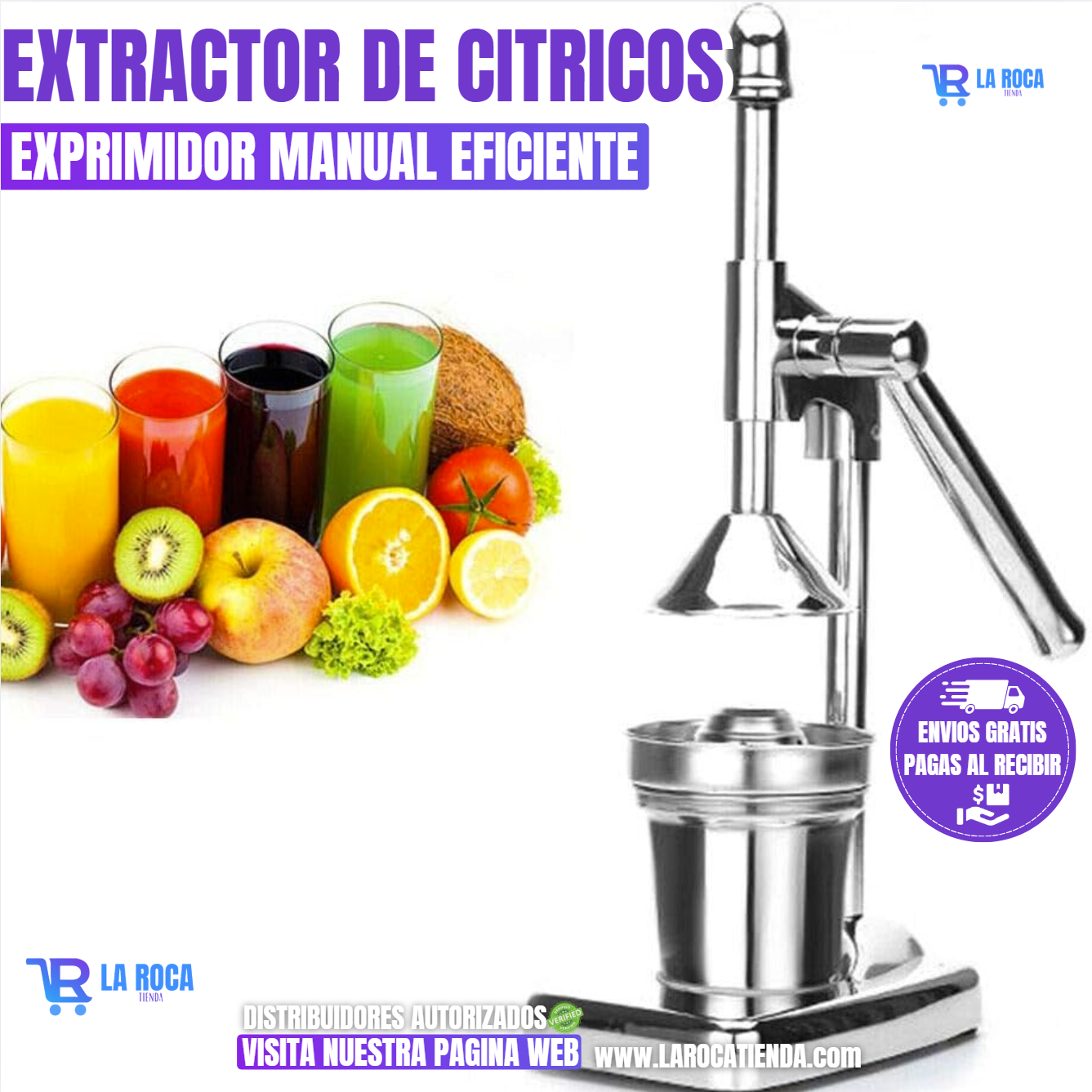 EL EXPRIMIDOR DE CÍTRICOS| EXTRAE EL MÁXIMO JUGO FÁCILMENTE