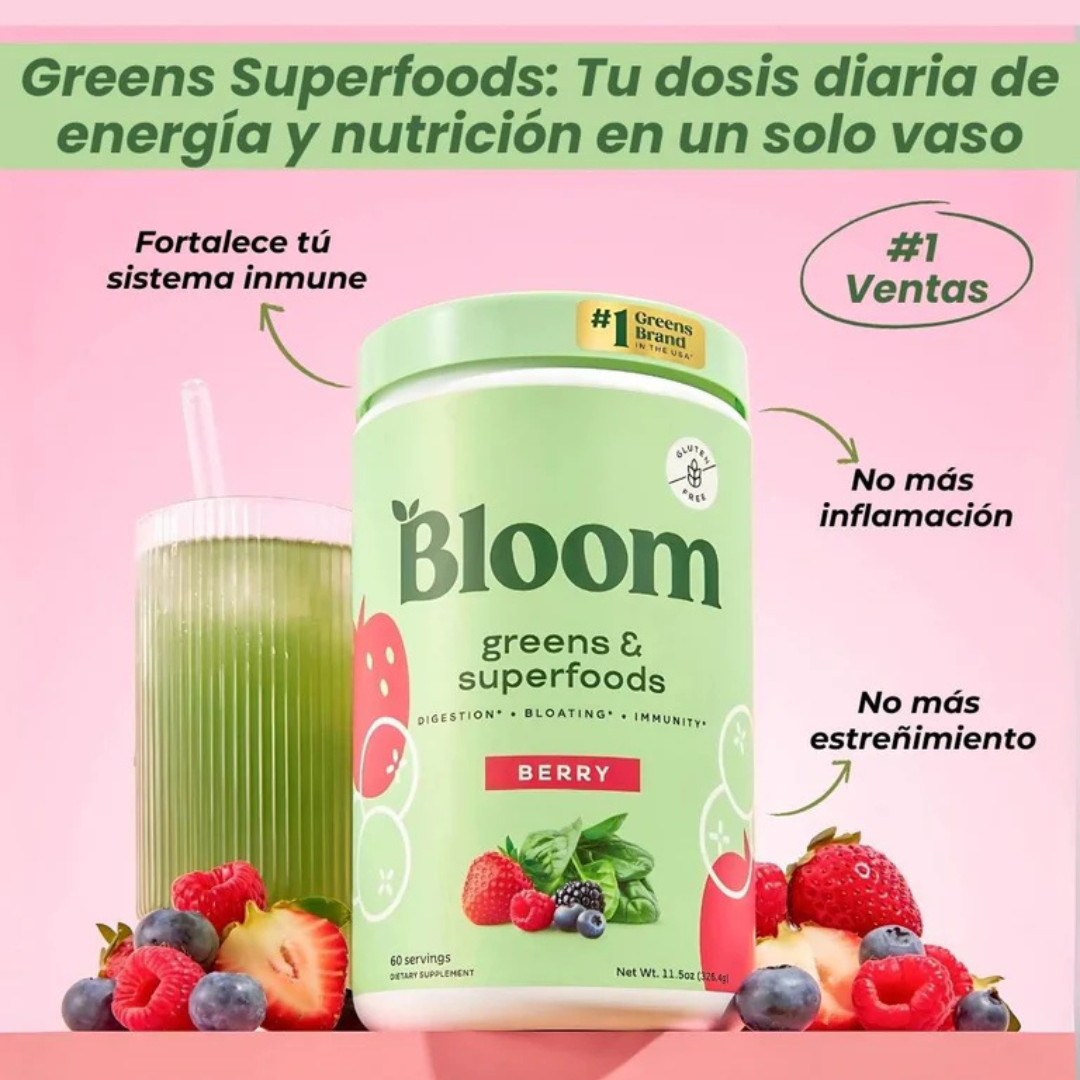 BLOOM NUTRITION GREEN SUPERFOOD