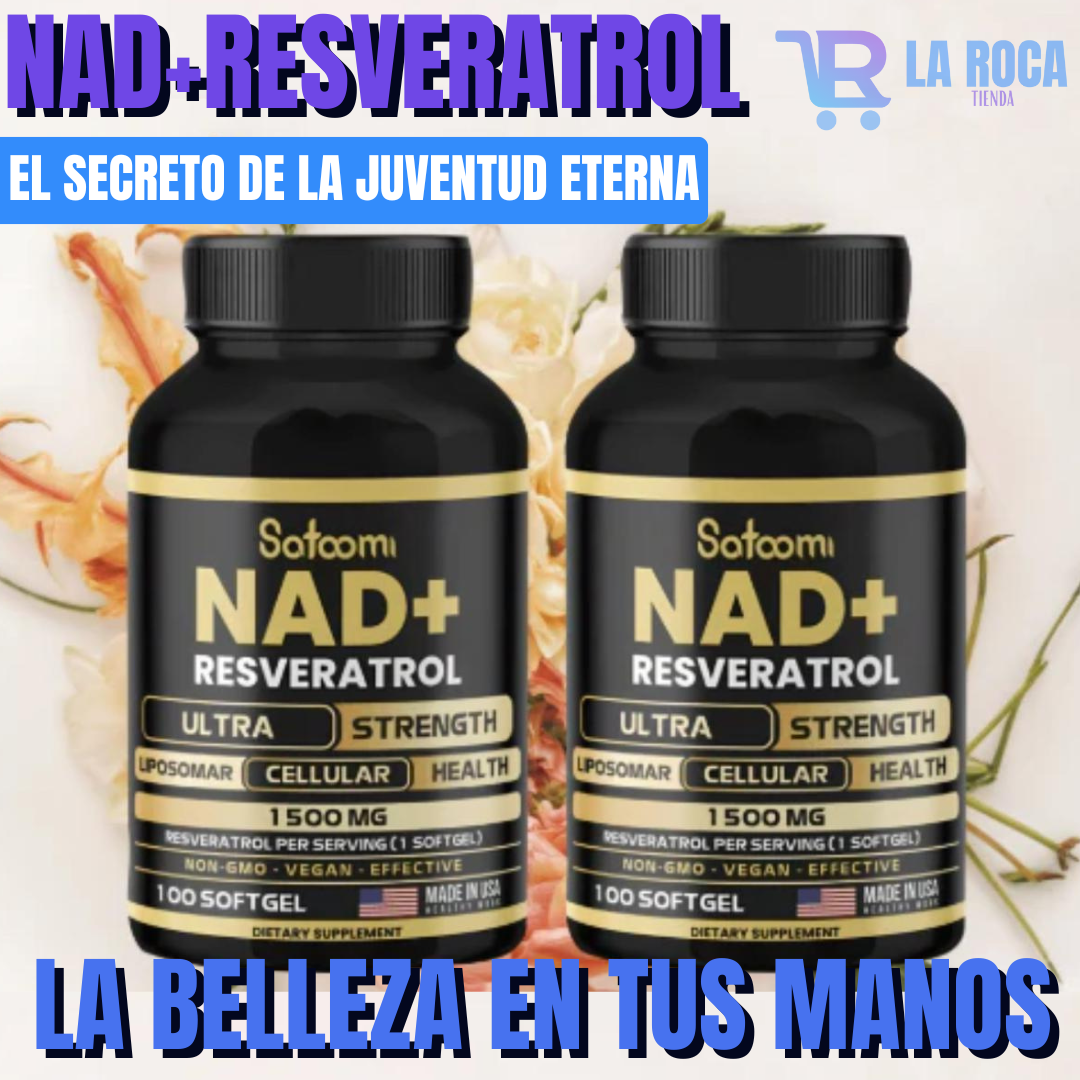 NAD+RESVERATROL| FORMULA ANTIENVEJECIMIENTO CELULAR