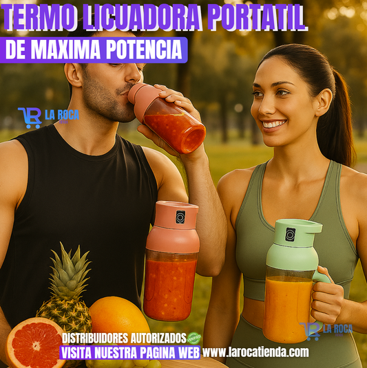 TERMO LICUADORA PORTATIL DE MAXIMA POTENCIA