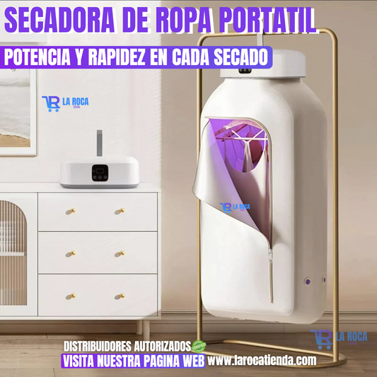 SECADORA DE ROPA PORTATIL|POTENCIA Y RAPIDEZ EN CADA SECADO.
