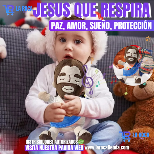 PELUCHE DE JESUS QUE RESPIRA||EL COMPAÑERO DIVINO QUE TRAE PAZ A TU VIDA ✝️✨