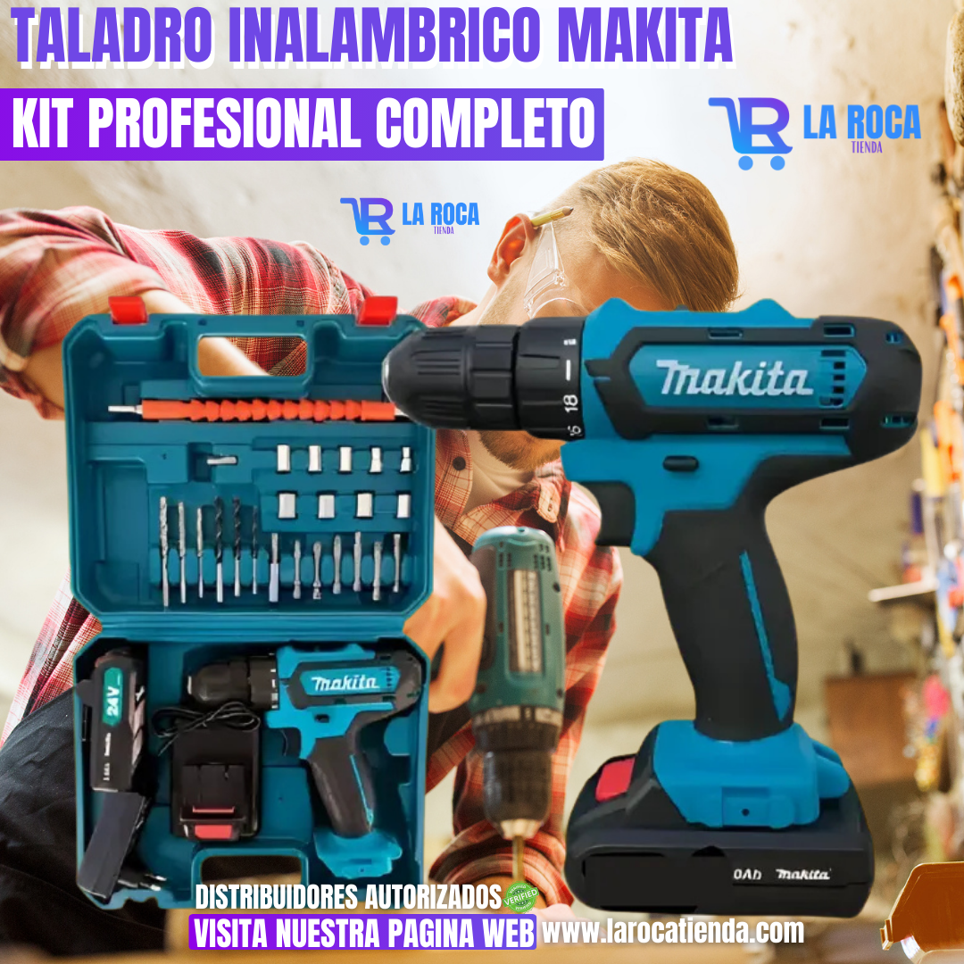 TALADRO INALÁMBRICO PROFESIONAL | KIT COMPLETO