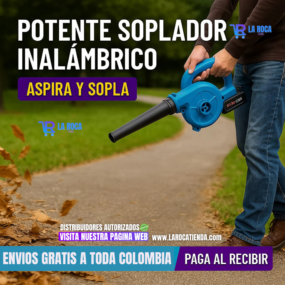 SOPLADORA Y ASPIRADORA INALAMBRICA