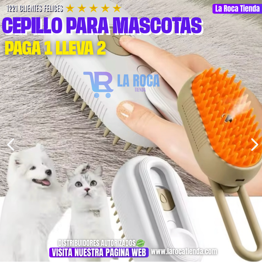 CEPILLO PARA MASCOTAS PAGA 1 LLEVA 2