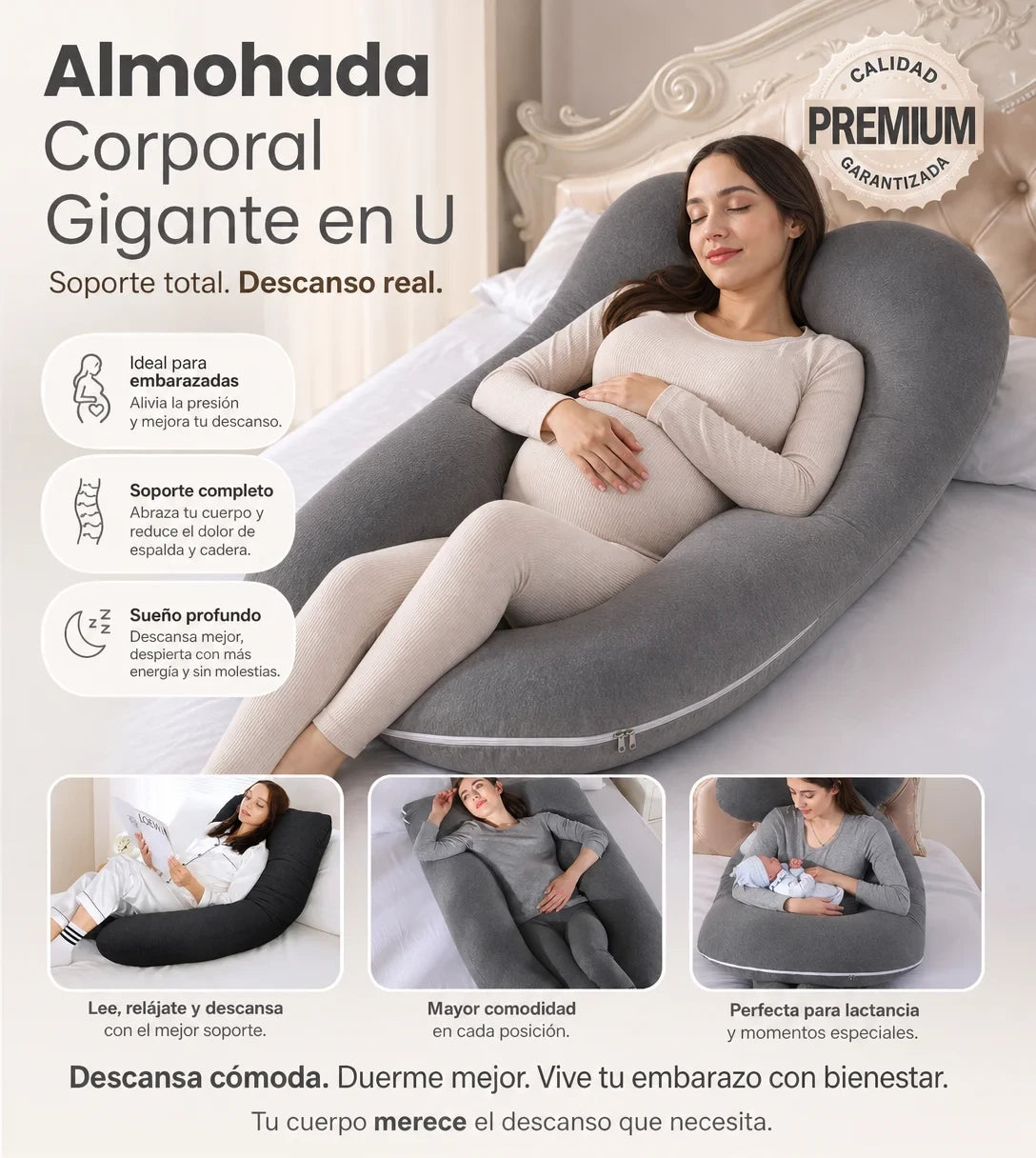 ALMOHADA NUBE| DESCANSO TOTAL TODA LA NOCHE.