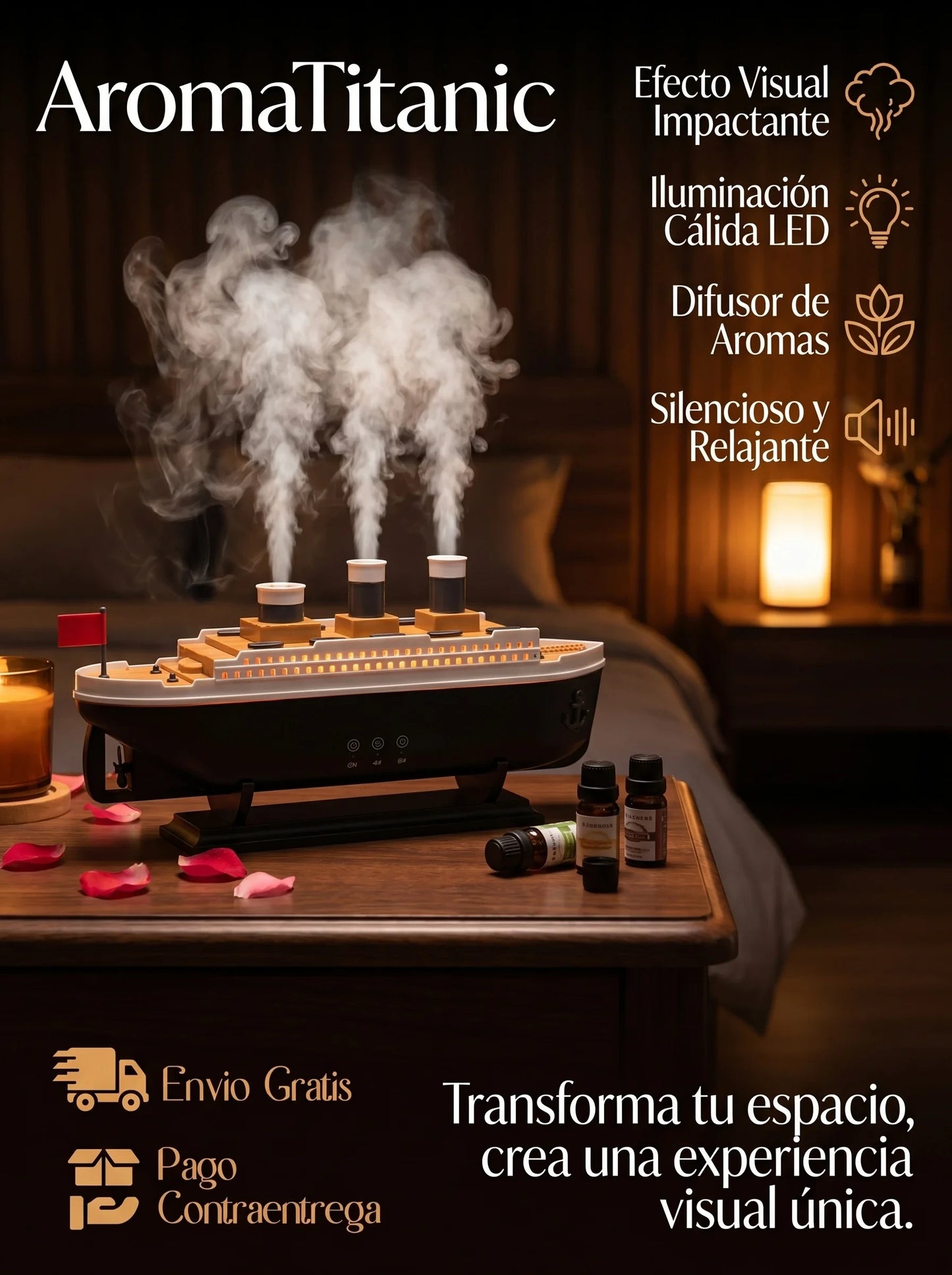 CRUCERO HUMIDIFICADOR AROMA TITANIC