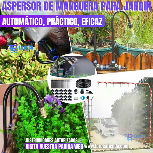 ASPERSOR DE MANGUERA PARA JARDIN|AUTOMÁTICO, PRÁCTICO, EFICAZ
