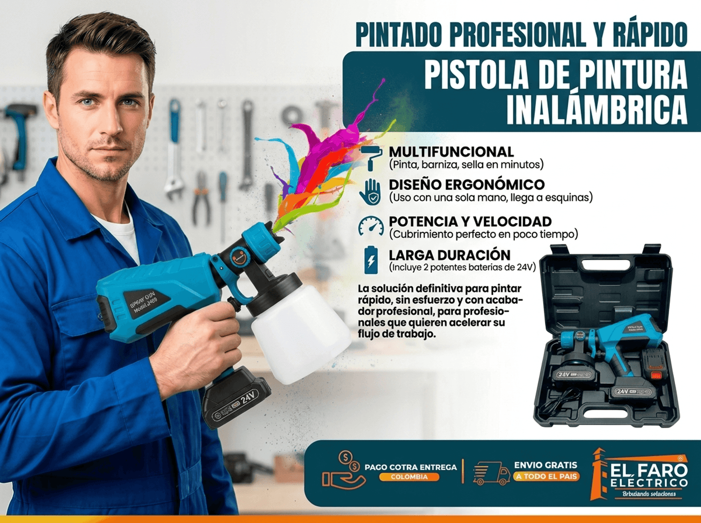 PULVERIZADOR DE PINTURA INALAMBRICO