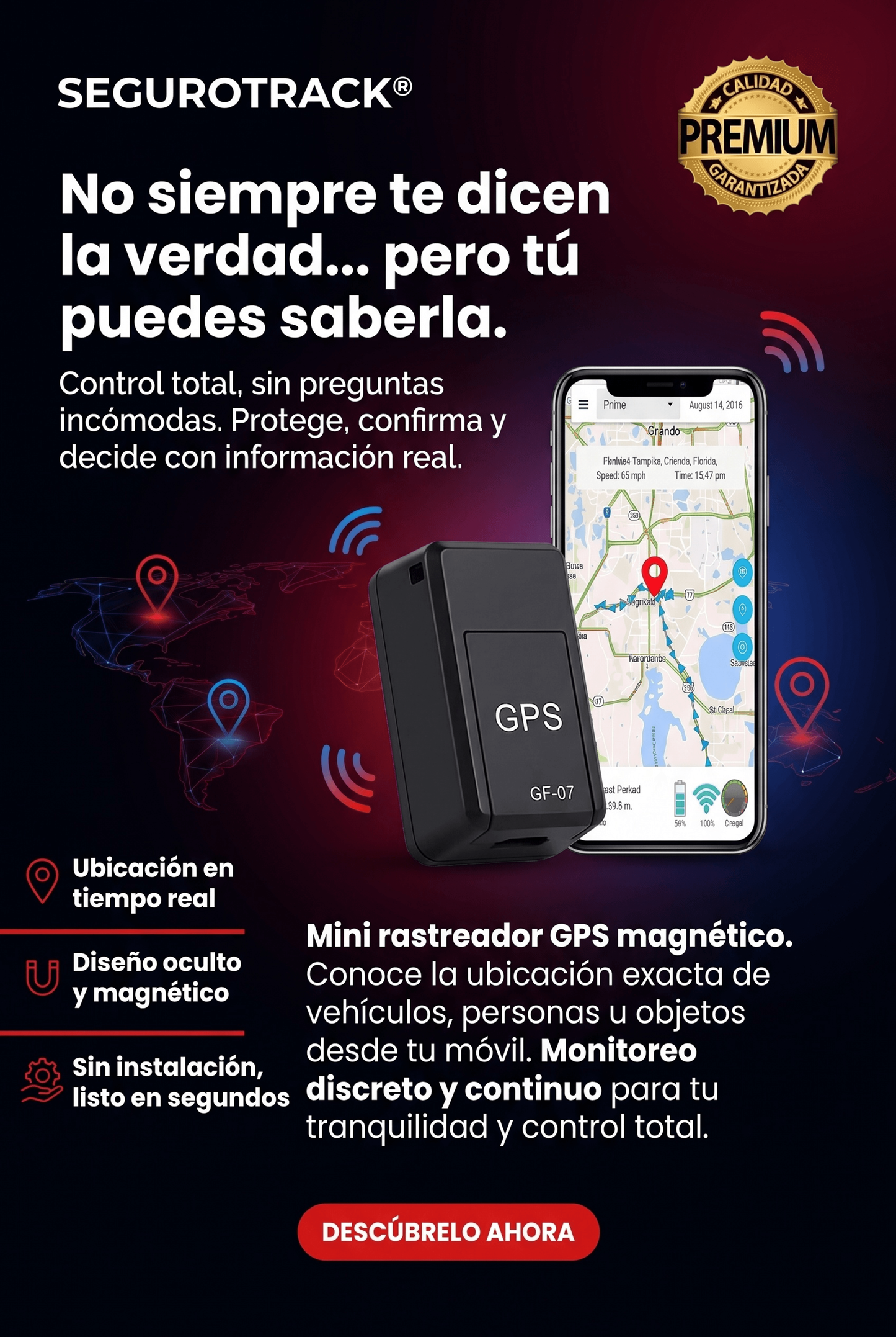 MINI GPS CONTROL TOTAL EN TIEMPO REAL