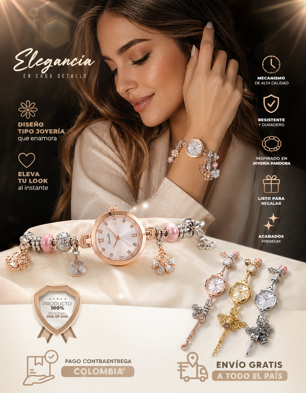 RELOJ SCOTTIE PANDORA: DISEÑO ELEGANTE QUE ELEVA TU LOOK ✨
