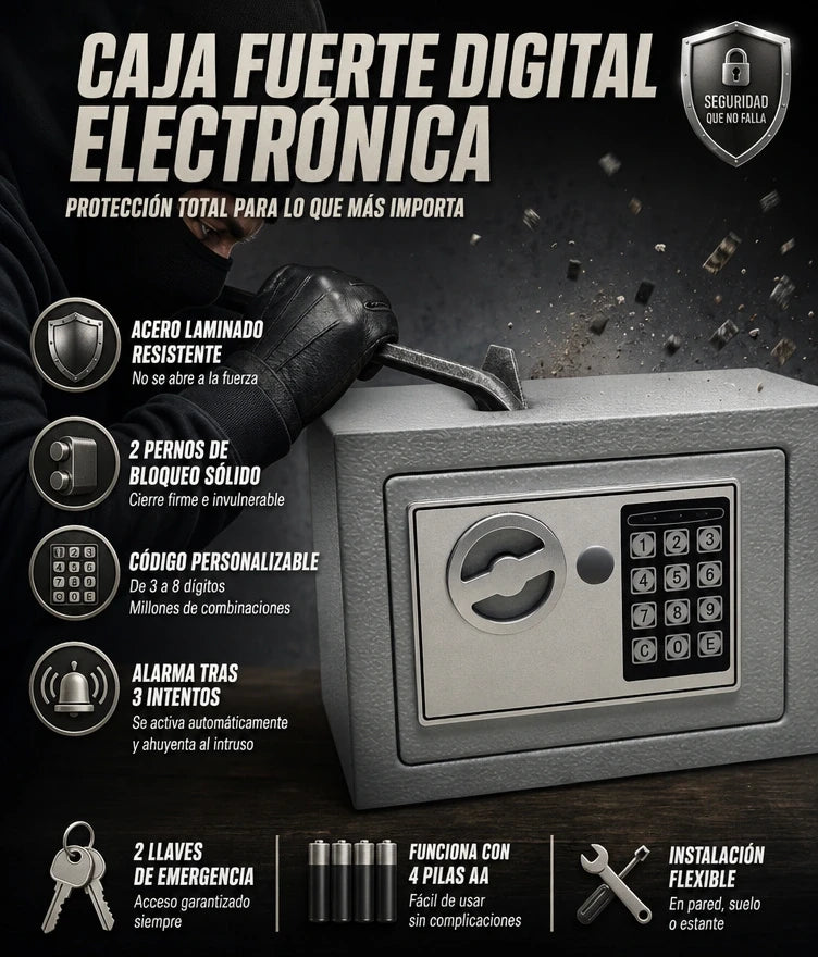 Caja Fuerte Digital para Hogar